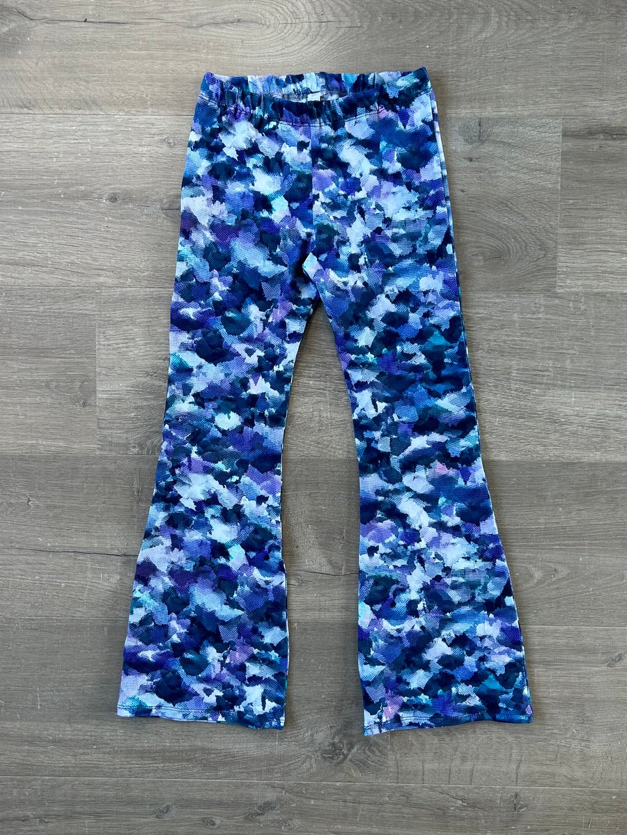 Denim camouflage Kick Flare Leggings 