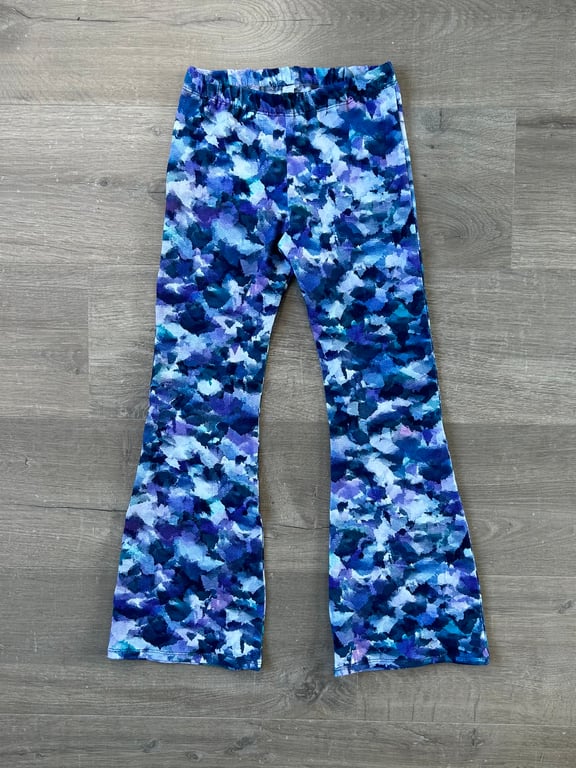 Denim camouflage Kick Flare Leggings 