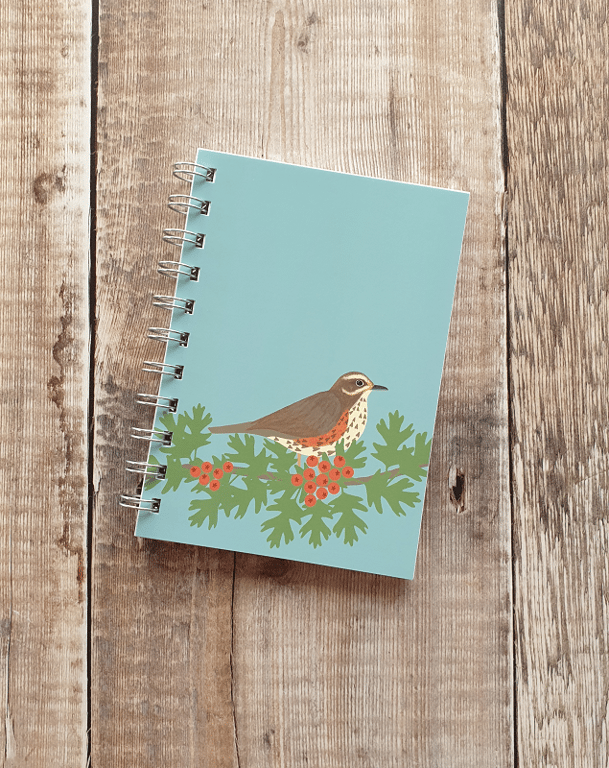 Redwing Bird A6 Notebook