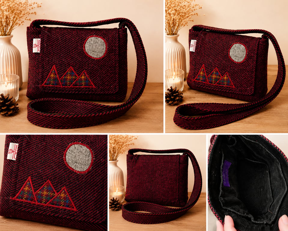 Harris Tweed Skye life shoulder bag 