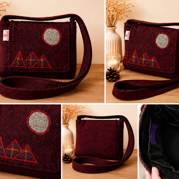 Harris Tweed Skye life shoulder bag 