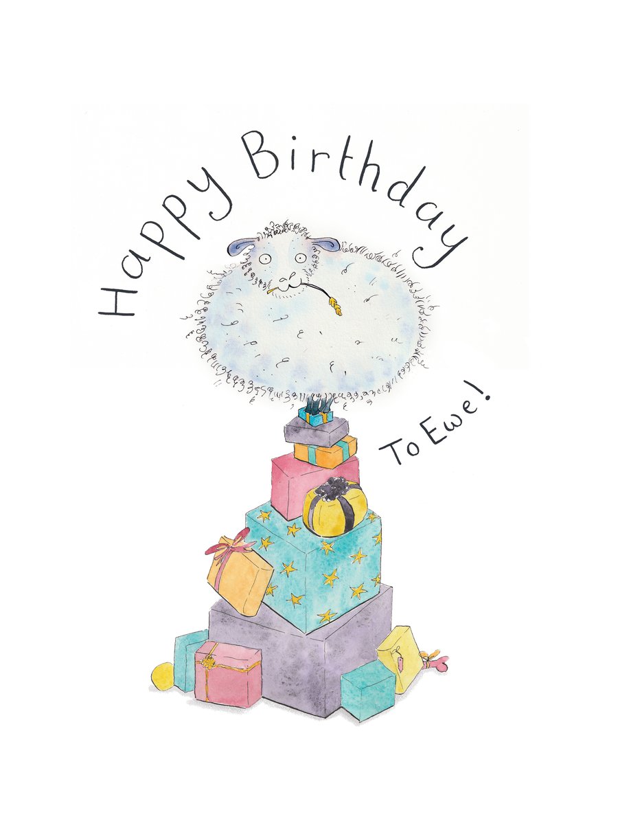 Happy Birthday to Ewe card