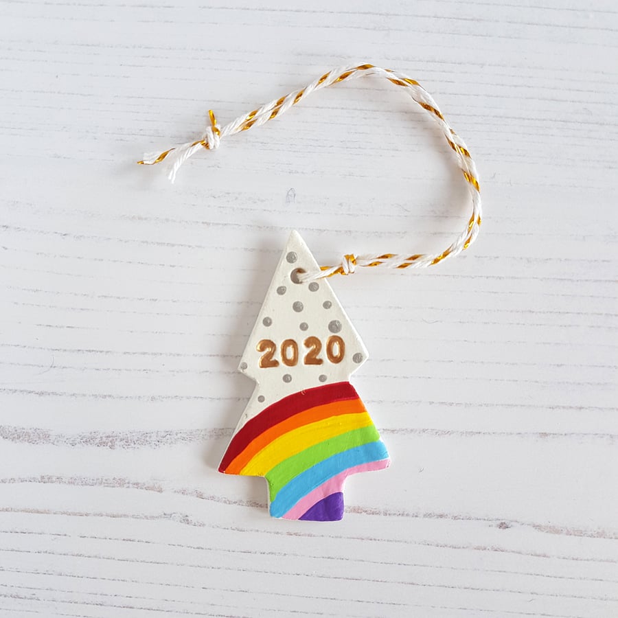 2020 Rainbow Christmas Tree decoration LIMITED EDITION