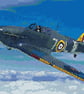 Sea Hurricane (plane) cross stitch chart - Image 1