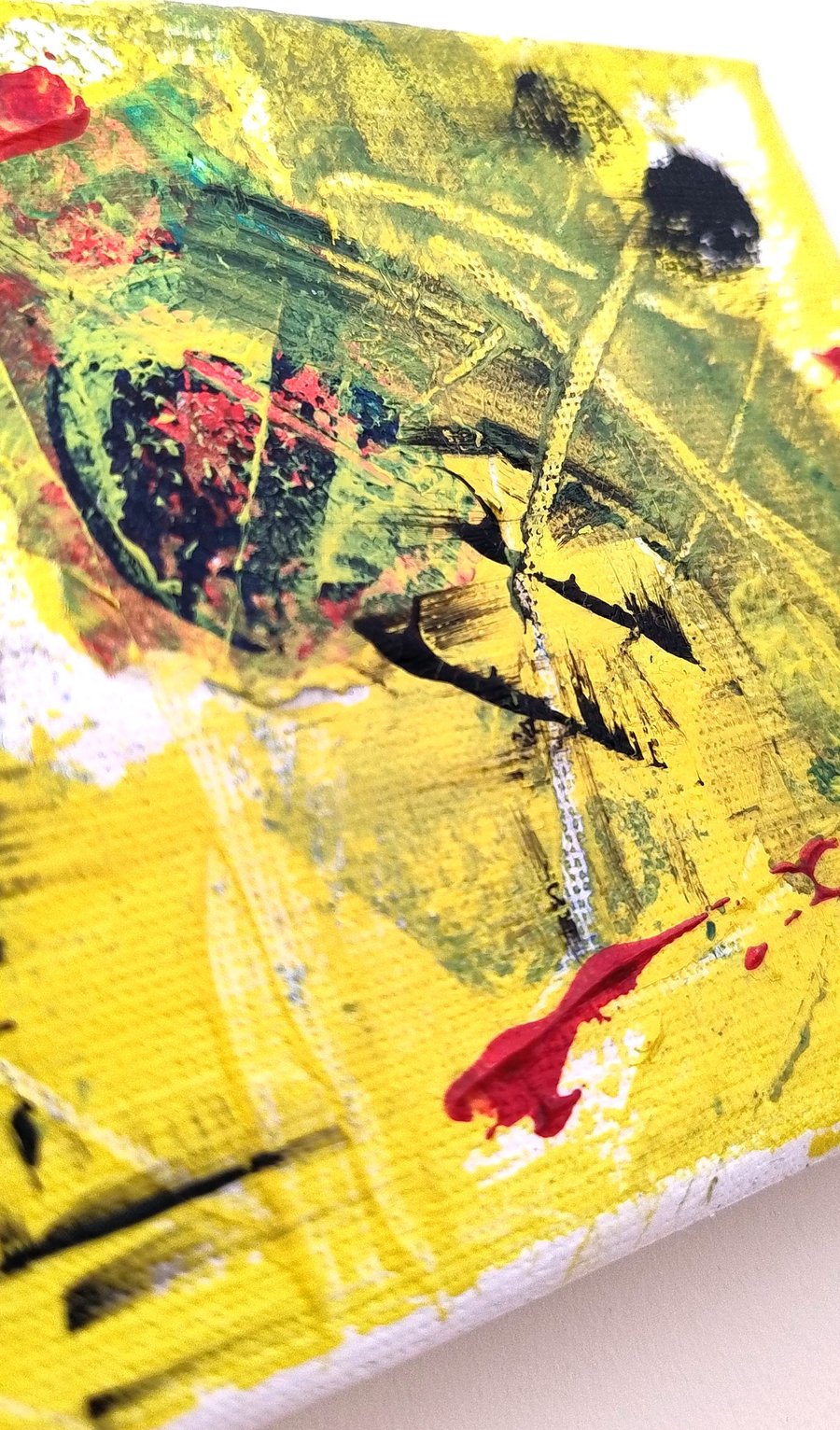 Zest & Zenith Collision - Original Abstract Acrylic Painting on Canvas