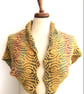 Knitting Pattern for Brioche triangular shawl  - Image 3