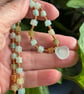 Necklace - Seaglass, Amazonite and seed beads Ref R12 - Image 2