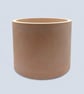 Large Beige Round Plant Pot 15 cm Indoor Planter