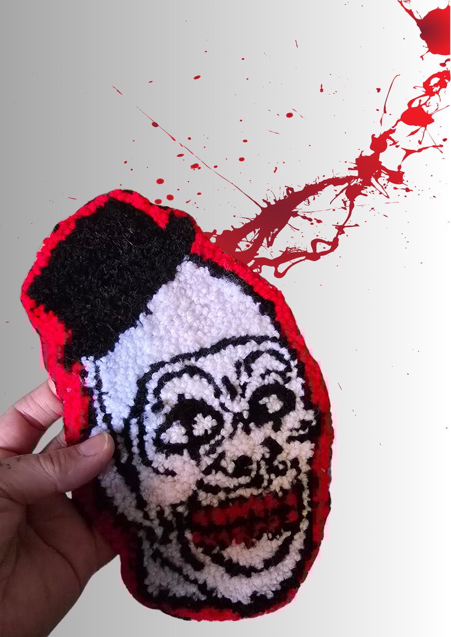  Clown Horror Desk Rug  Wall hanging 