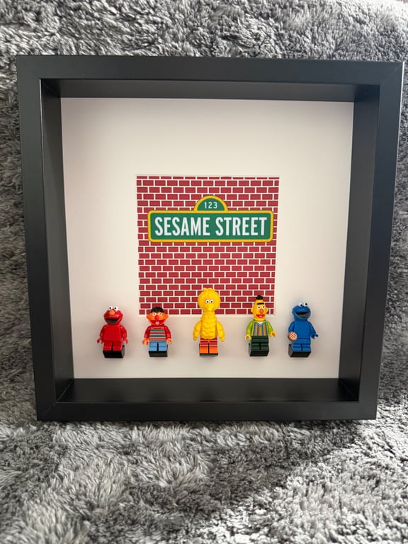 Sesame Street Themed Brick Frame