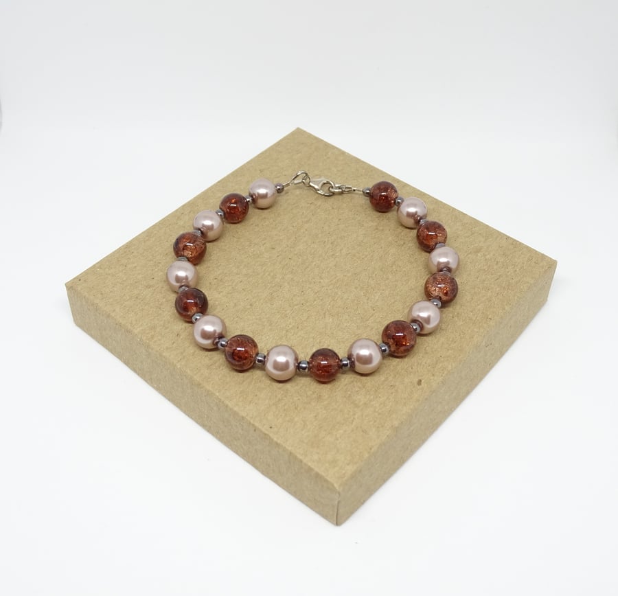 Brown & Beige Bracelet