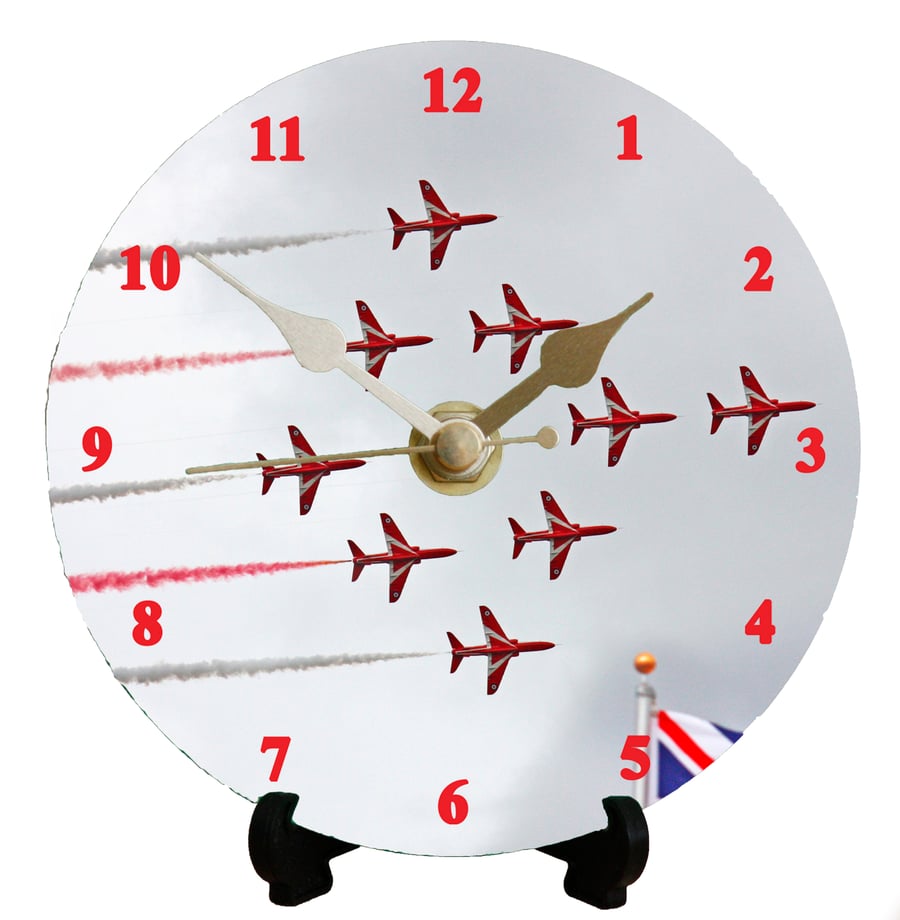 12cm DIY clock kit The Red Arrows - Wall or Desk clock