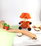 Crochet Highland Cow Plush Toy: Handmade Acrylic Softie - Image 2