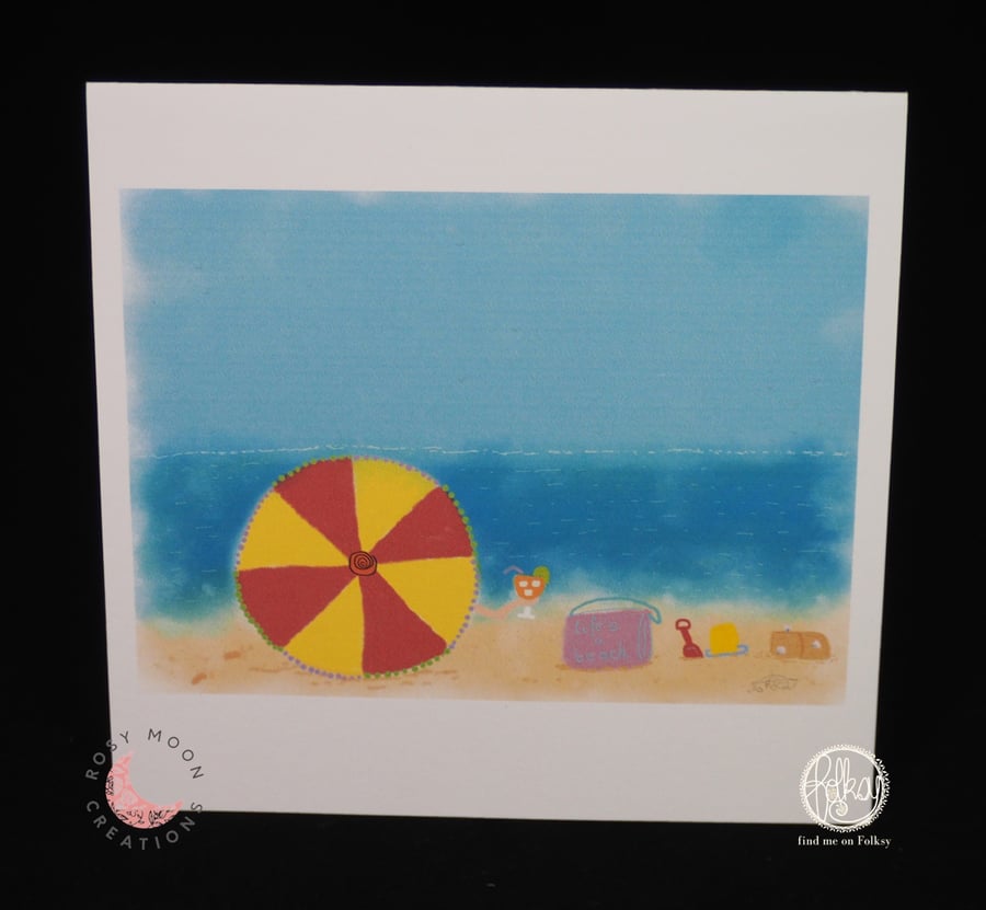 Summer Time Blank Card