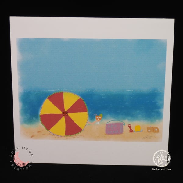 Summer Time Blank Card