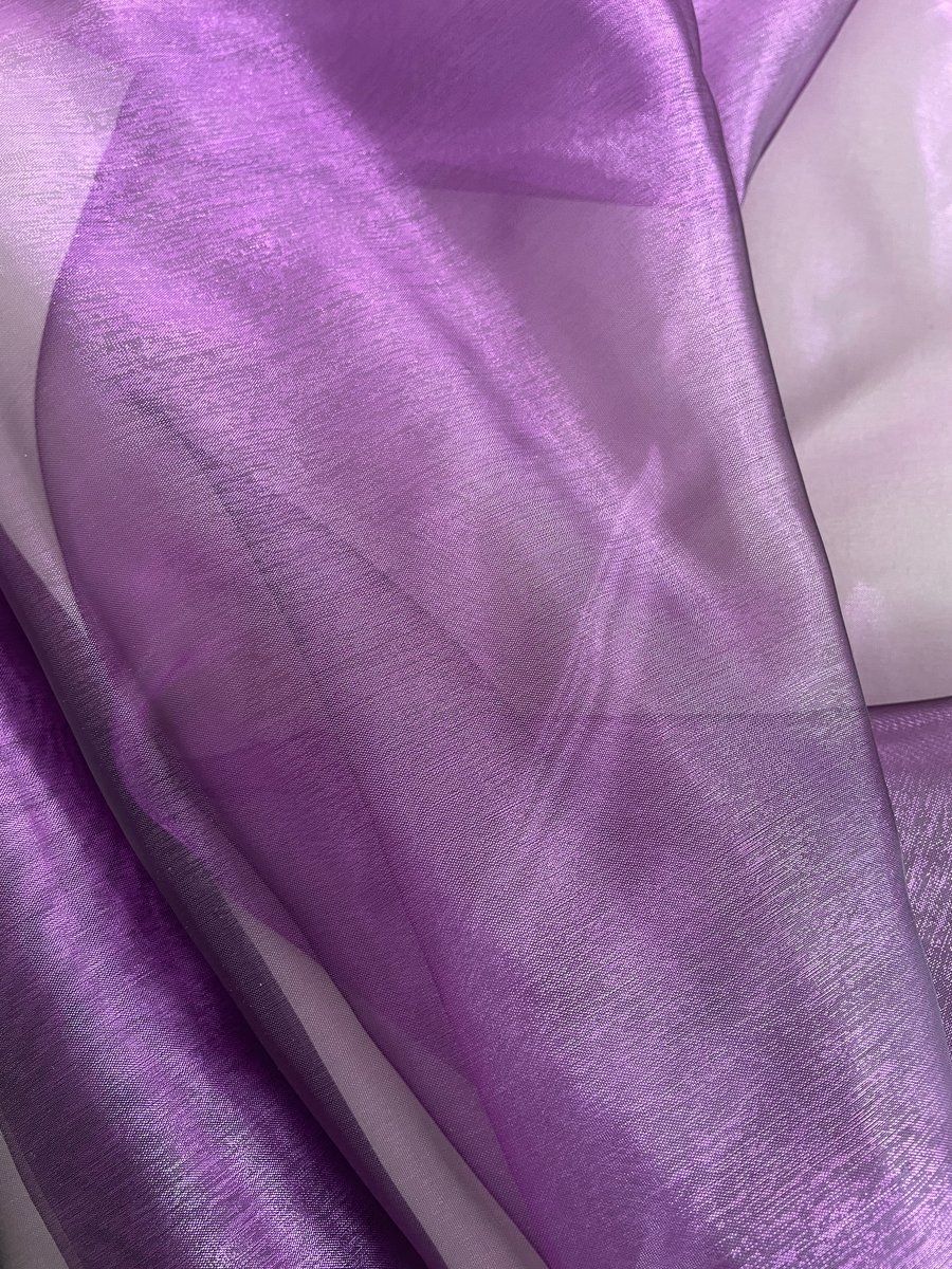 Sheer Organza Fabric Voile 150cm wide in purple