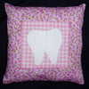 Tooth fairy cushion (pillow) pink