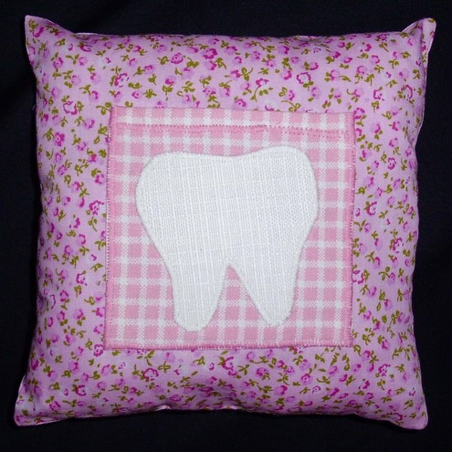 Tooth fairy cushion (pillow) pink