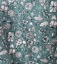 Summer Seconds - Christmas stocking - green Liberty print - Image 3