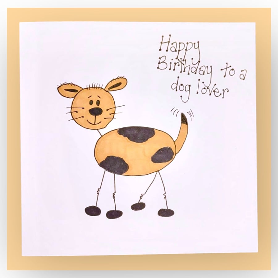  Whimsical dog card