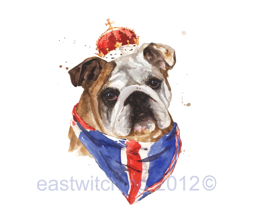 Bulldog Print