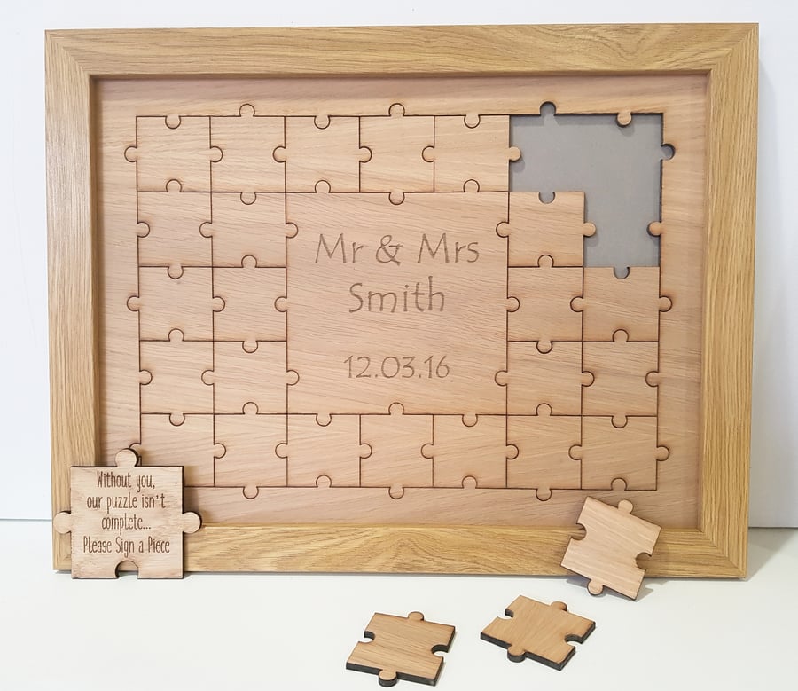 Personalised Puzzle Guestbook