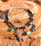 Wildlife Charm Bracelet with Turquoise