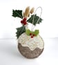 Christmas Pudding Christmas Decoration, Hanging Decoration - Image 2
