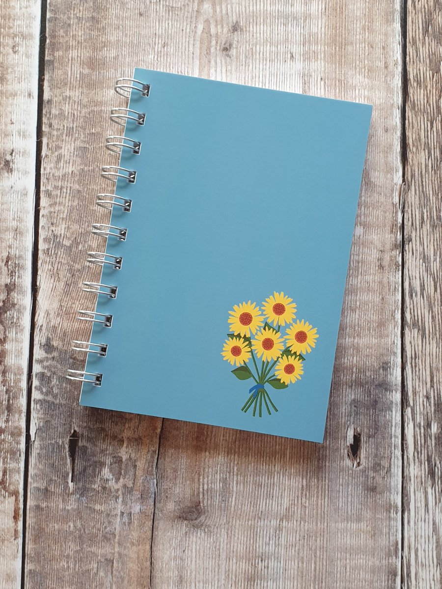 Sunflower  A6 Notebook