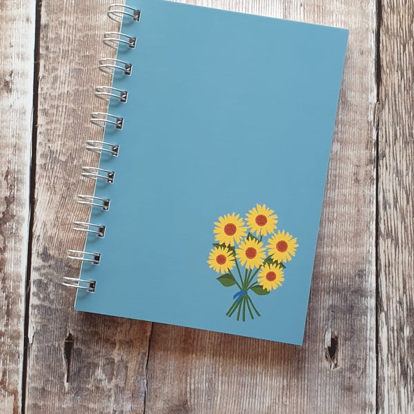 Sunflower  A6 Notebook