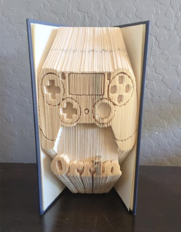 CUSTOM Game Controller Combi Book Folding Pattern - EMAILED PDF PATTERN