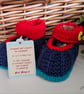 Hand Knitted Gender Neutral Baby Shoes Newborn - Image 6