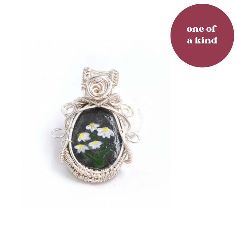 Stone pendant; wire wrapped pendant; eco-jewellery; gifts for her; engagement
