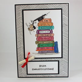 Handmade Exam Congratulations card