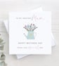 Mother’s Day card, flower mum card, special day for mum card, special mum