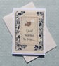 A card for a special time, detailed delicate hand-stitched work, a card to keep - Image 2