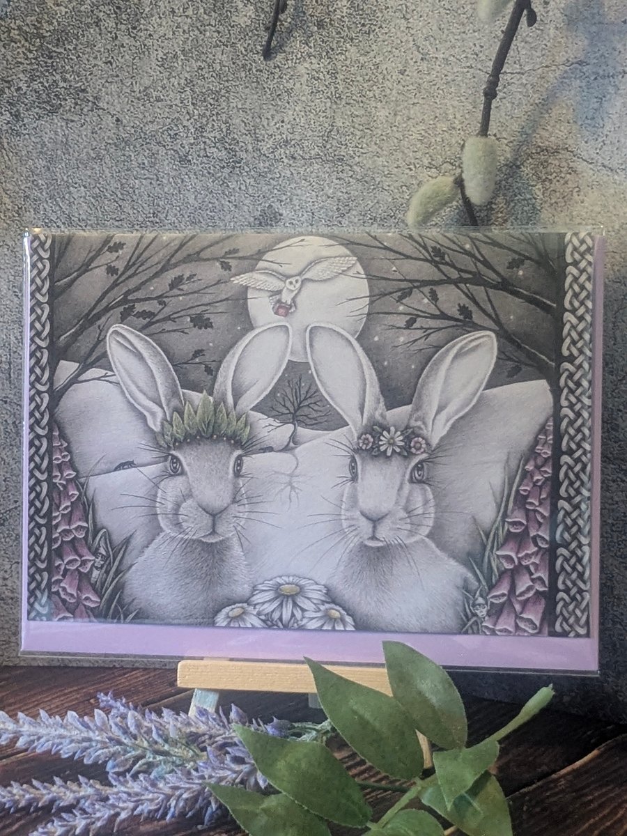 'The Ceremony' Blank Greetings Card.