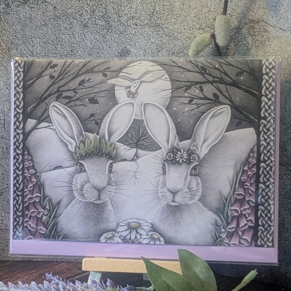 'The Ceremony' Blank Greetings Card.