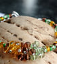Amber Forest - Handcrafted Amber and Green Cluster Bracelet - Image 3