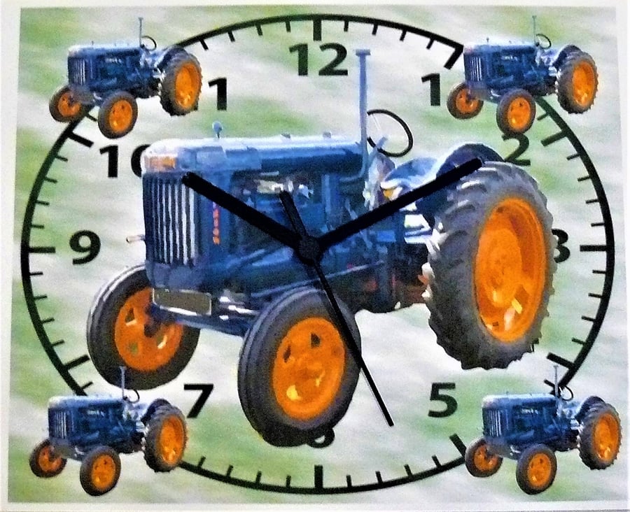 tractor major E27 wall hanging clock vintage tractor fodson major clock