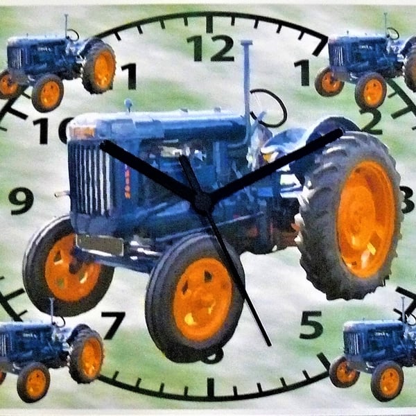 tractor major E27 wall hanging clock vintage tractor fodson major clock