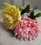 Handmade felt chrysanthemums - Image 1