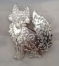 Pewter fox brooch - Image 2