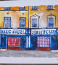 The Raz (Blue Angel Night Club) Liverpool watercolour print