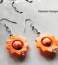 Mother of Pearl & Polymer Clay Earrings  - Image 1