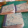 Imperfectly made cotton rag watercolour sketchbook printed marble cover seconds