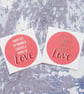 Kindness 38mm Round Sticker - Image 1