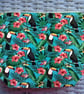 Tropical Toucan Make Up Bag or Large Pencil Case.