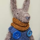 Needle Felted Rabbit Doll