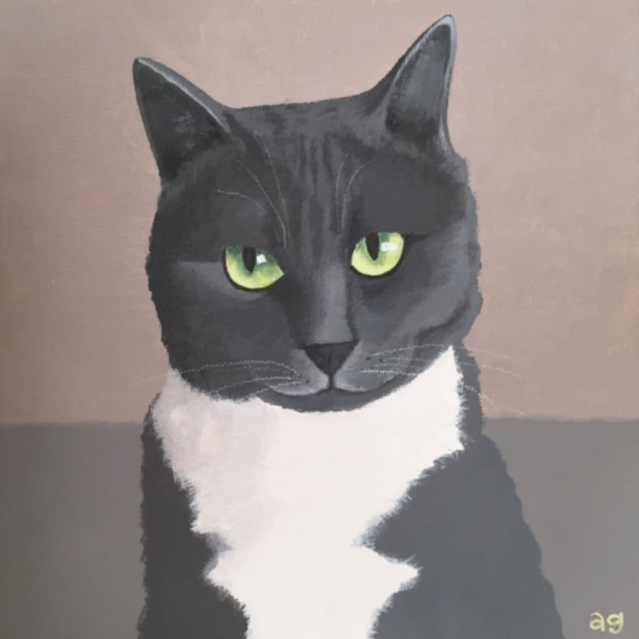 Fine Art Giclée Print A Cat Called Fred